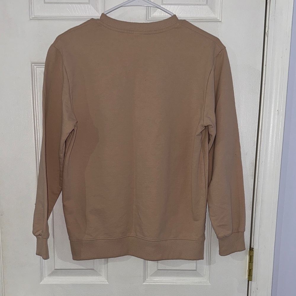 Large “make America great again” Tan Graphic Women's Sweater - Picture 6 of 9